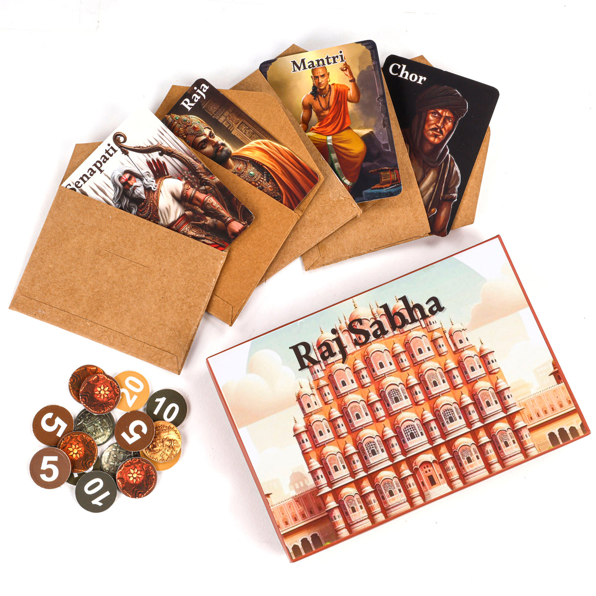 Raj Sabha – Raja Mantri Chor Sipahi Card Game by ZUXOO