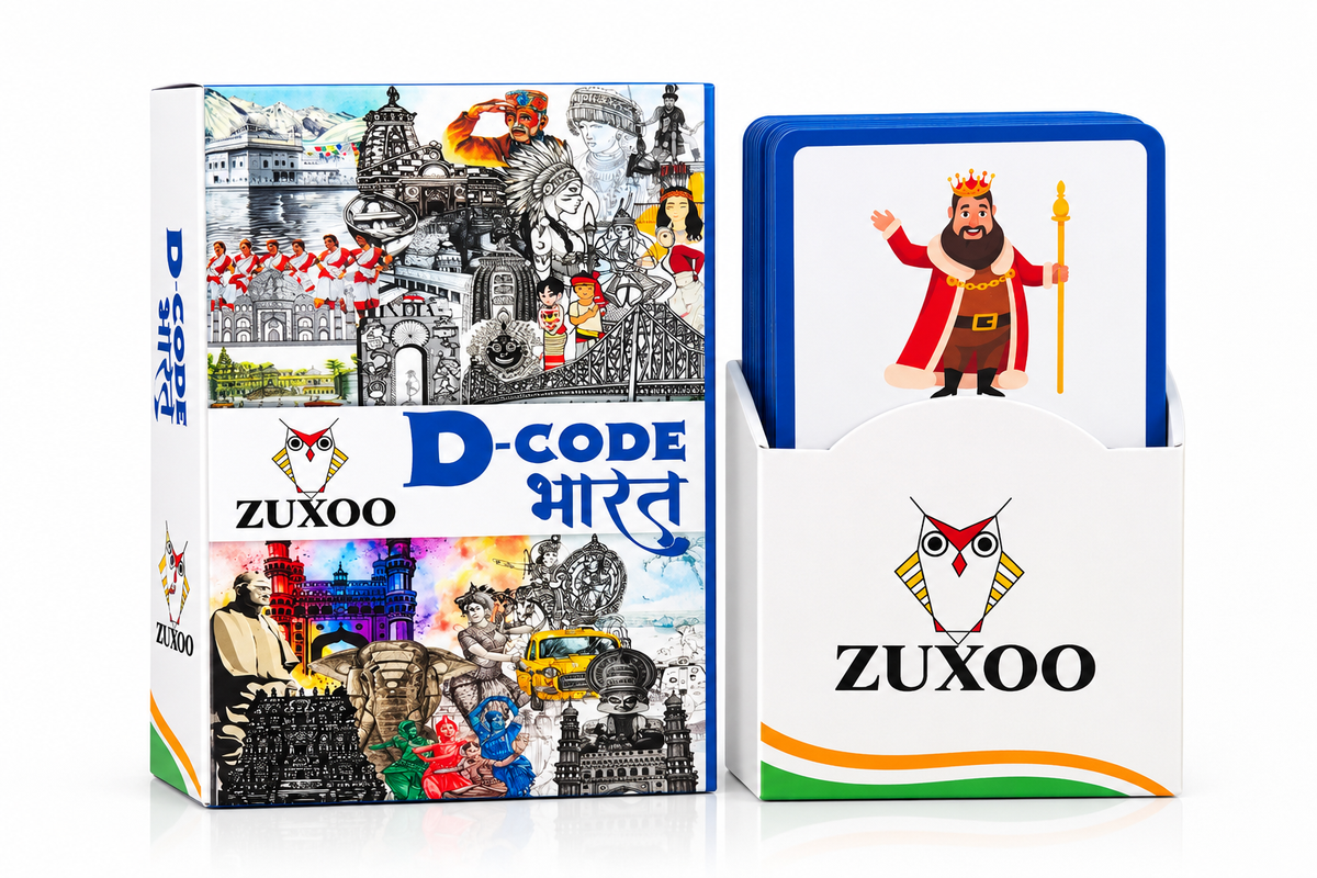 D-Code Bharat India Quiz Card Game for Kids & Family