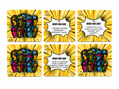 Zuxoo Spill The Beans Card Game | Never Have I Ever Party Game (55 Cards)